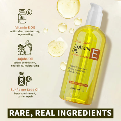 MAYJAM Natural & Pure Vitamin E Oil Skincare - 118ml 236ml