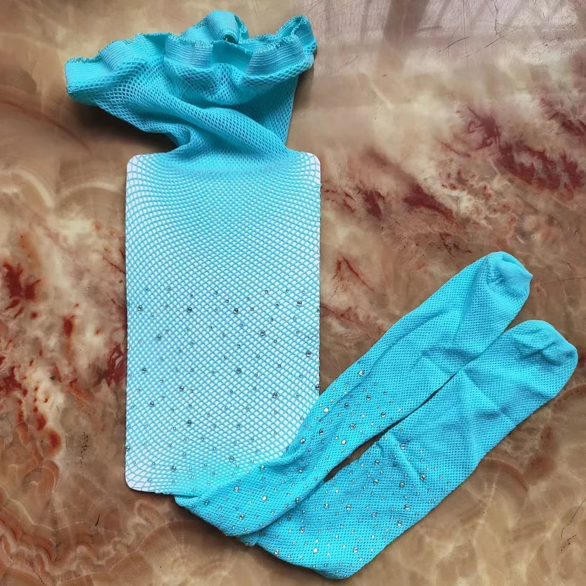 Girls's Sparkling Rhinestone Fishnet Pantyhose Tights