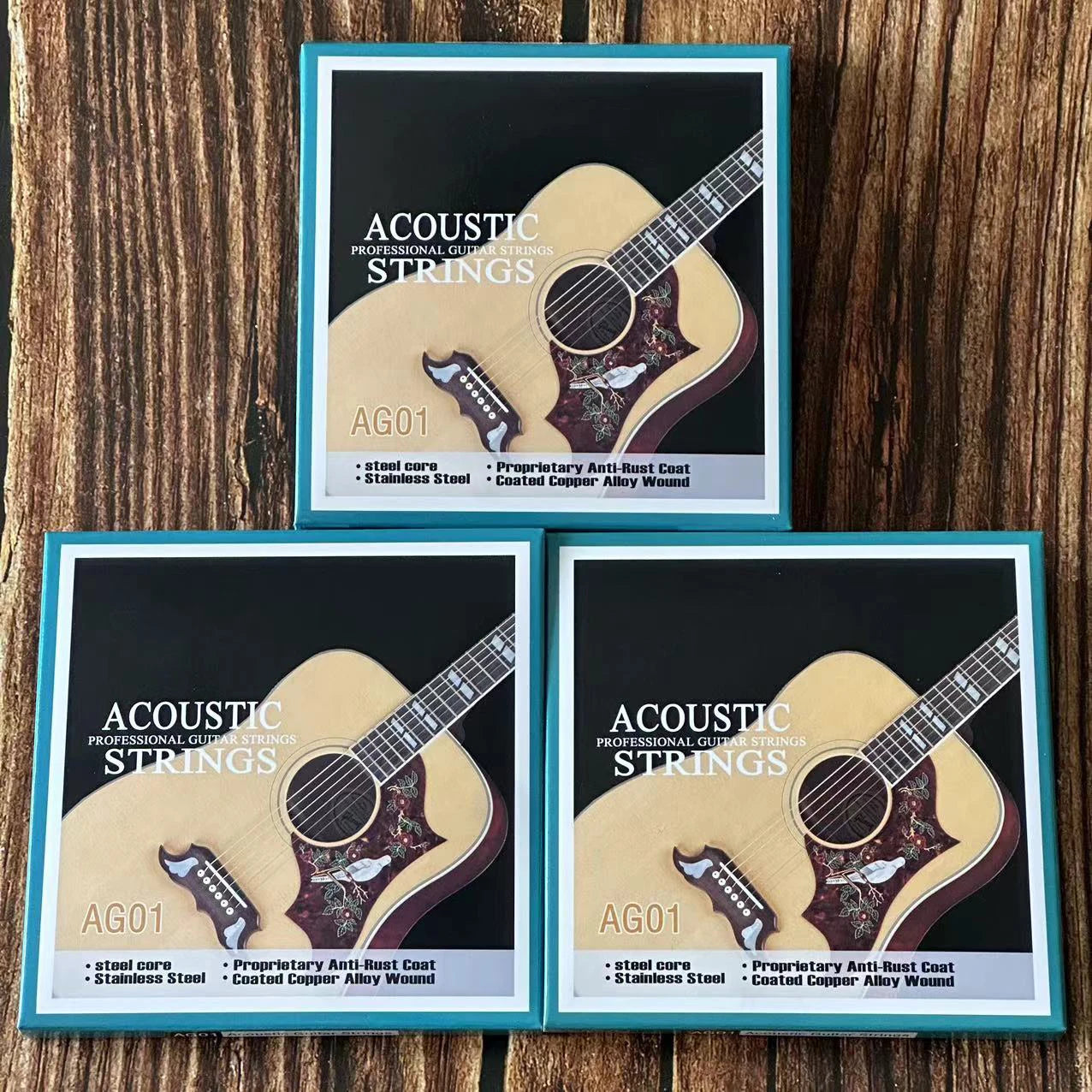 Folk Guitar Acoustic Guitar Strings - Stainless Steel,Coated Copper Alloy Wound - 010-047(Light)
