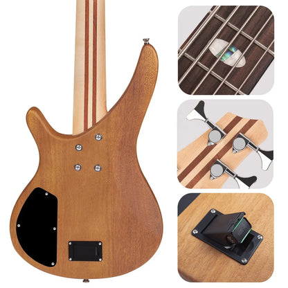 4/ 5 Strings Solid Body Electric Bass Guitar