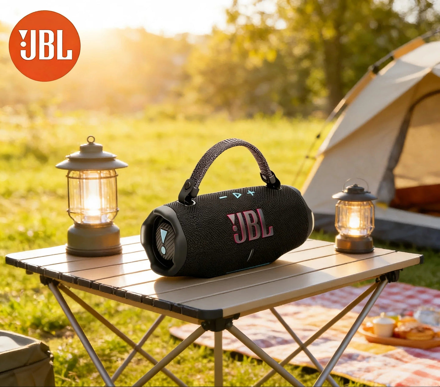 JBL Charge 6 Portable Bluetooth Speaker - Portable Waterproof & Drop-Proof Bluetooth Speaker, Bold Pro Sound with AI Sound Boost, 28Hrs of Playtime