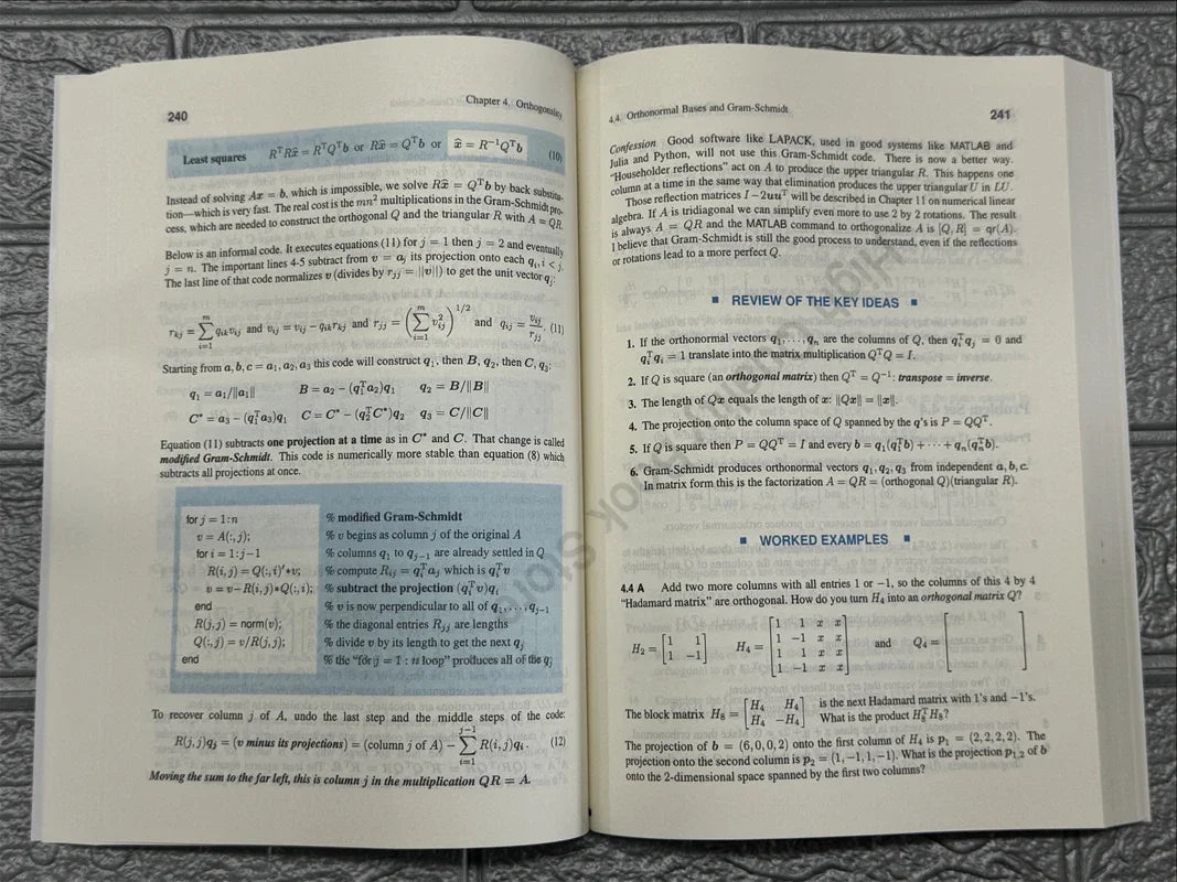 Introduction To Linear Algebra 5th Edition By Gilbert Strang English Original Mathematics Research Advanced Numbers Study Book