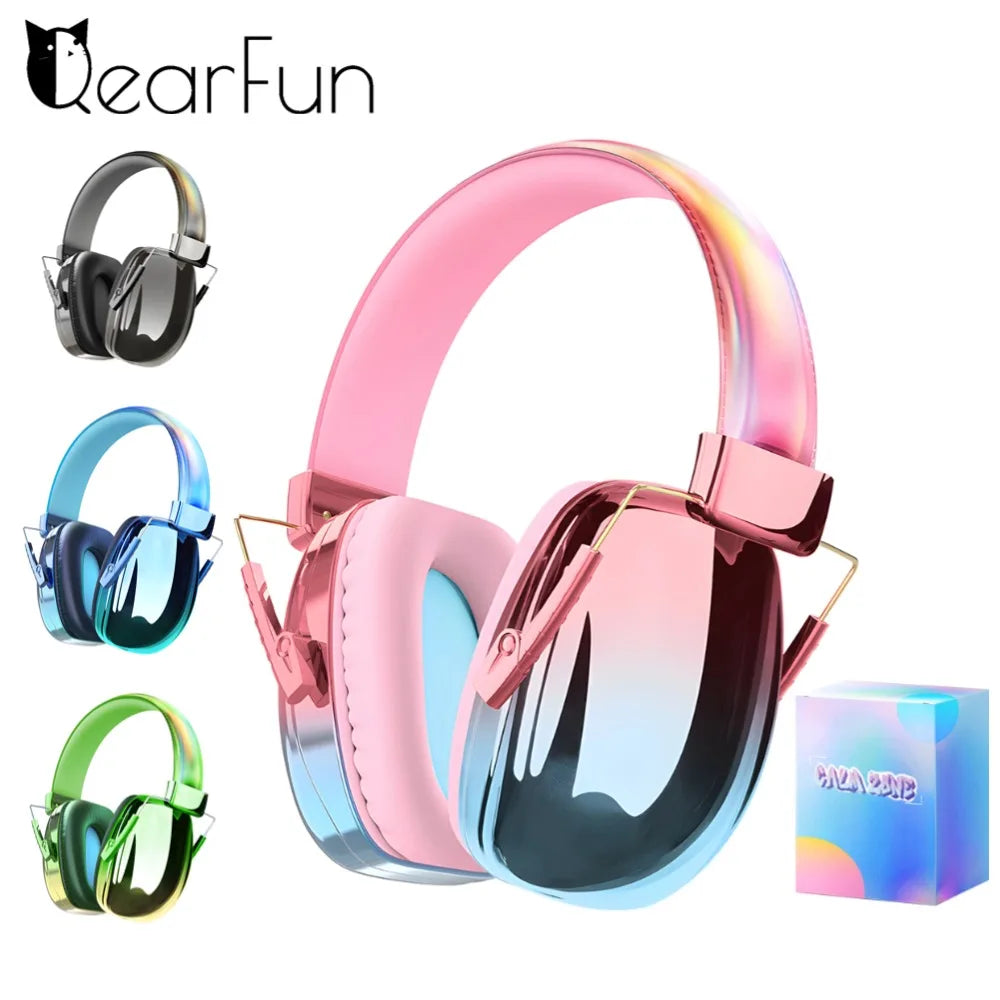 Kid's Fashionable Electroplated Earmuffs Headphones | Hearing Protector/Anti-Noise For Autism/Toddlers
