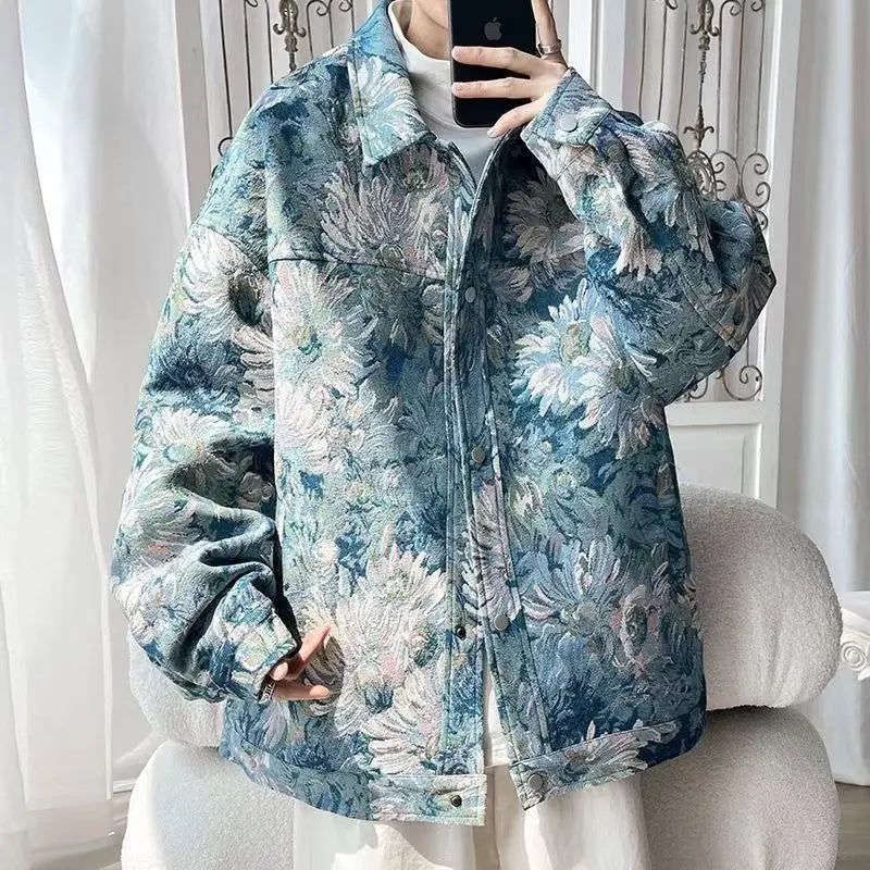 Men's Blue Lotus Coat