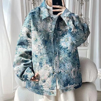 Men's Blue Lotus Coat