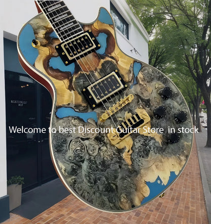 Custom  Ebony fretboard, gold hardware Electric Guitar - 01236