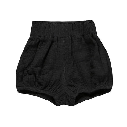 Comfortable Cotton Linen Toddler Shorts 3M-6Y