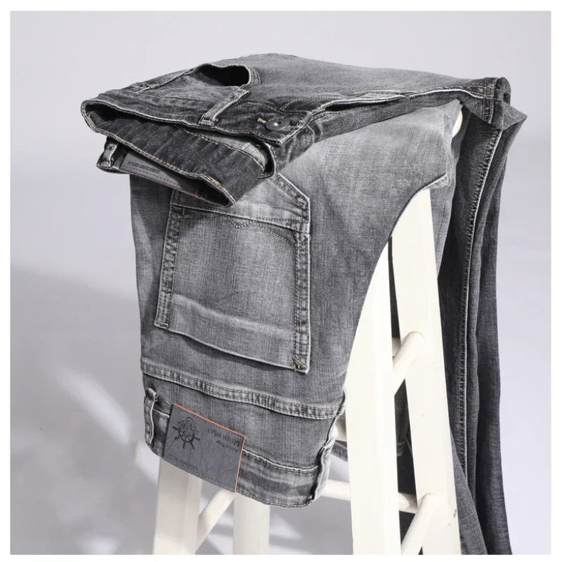 Men's Cotton Stretch Casual Denim Jeans