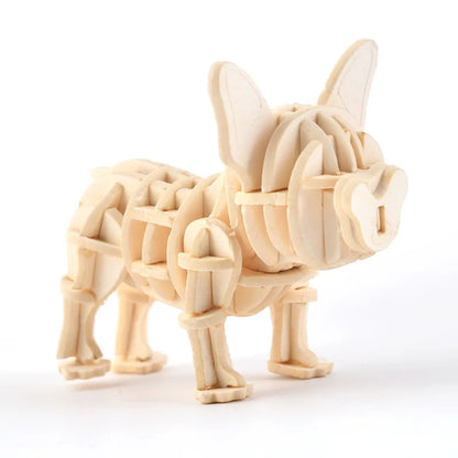 DIY 3D Wooden Puzzle Models