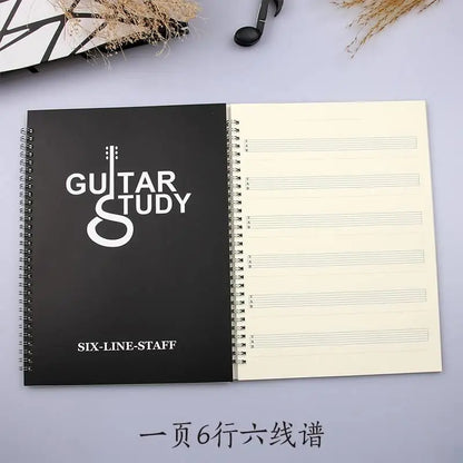 Blank Six-Line Music Notebook