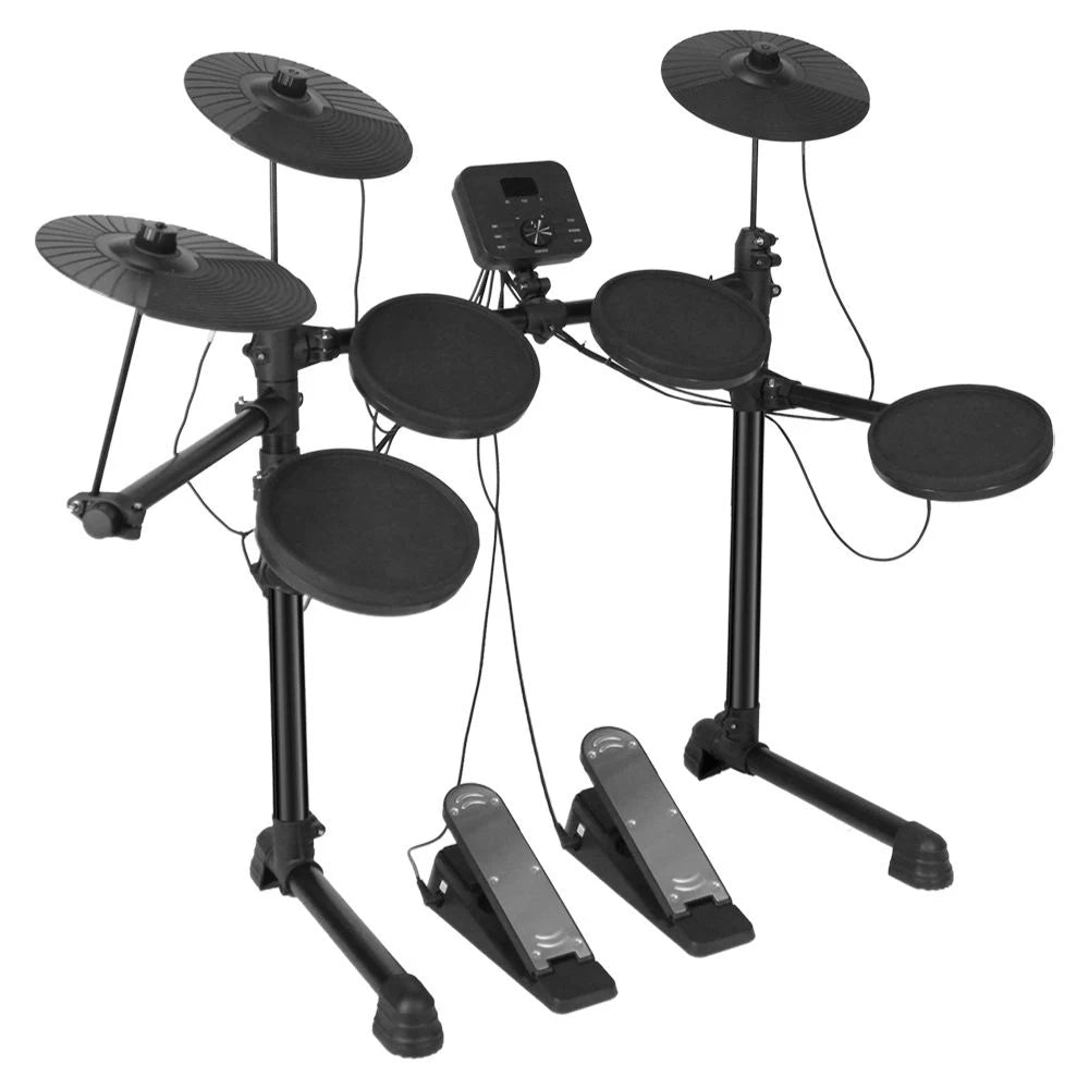 Professional Electric Digital Drum Set - Electronic Mesh Kick Pedal