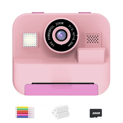 Educational Thermal Instant Print 1080P  Camera With 32G Card