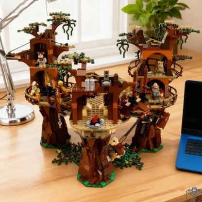 Ewoks Building Villages 10236 Blocks Set - 1990Pcs