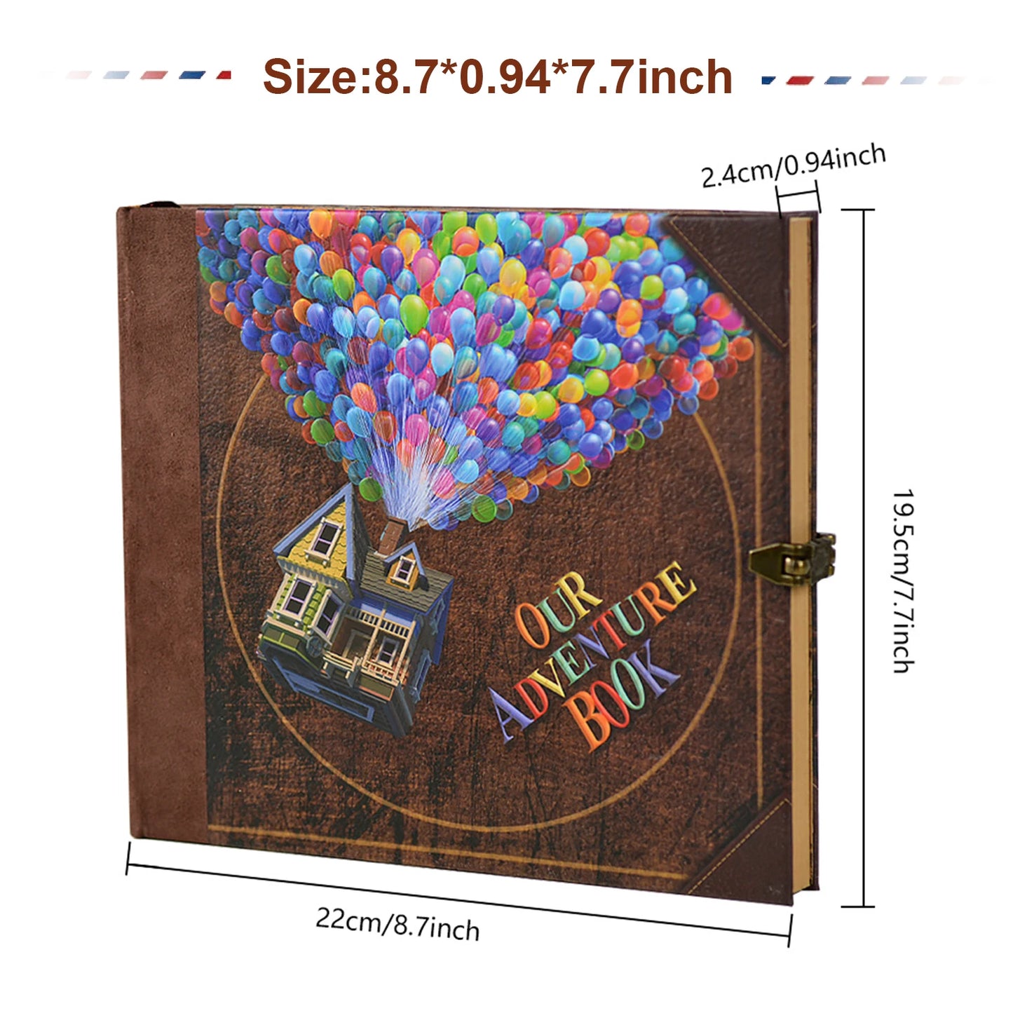 DIY Handmade Our Adventure Book Photo Album Scrapbook - 146 Pages