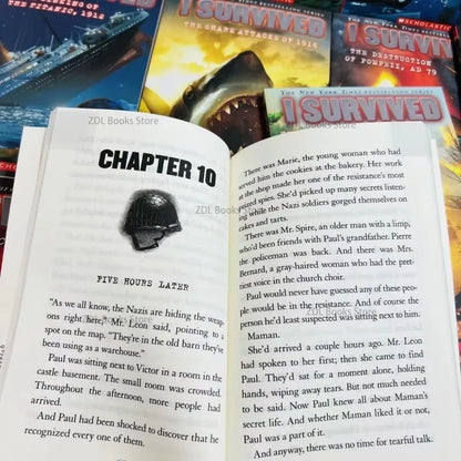 I Survived | History Survival Novel Escape Guide / Children's Science -  22 Books/Set