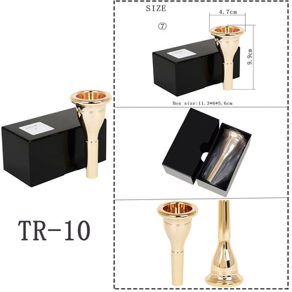 SLADE Brass Instrument Trumpet Mouthpiece Multiple Choice Options Available for Trumpet/Youth Trumpet/Horn/Cornet/Trombone