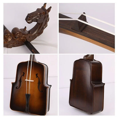 Morin Khuur Matouqin Plucked Plate Violin | Mongolia Ethnic Musical Instruments