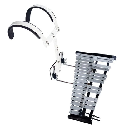 Aluminum Xylophone 30/32/37 Notes Metal Glockenspiel Xylophone with Back Strap Brackt Band Performance Adults Orff Percussion