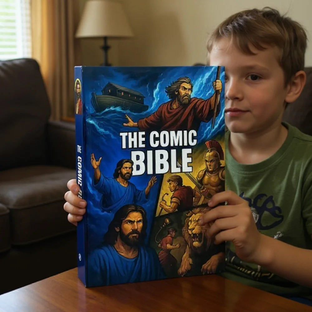 The  Easy-To-Read Stories In Comic Bible Book