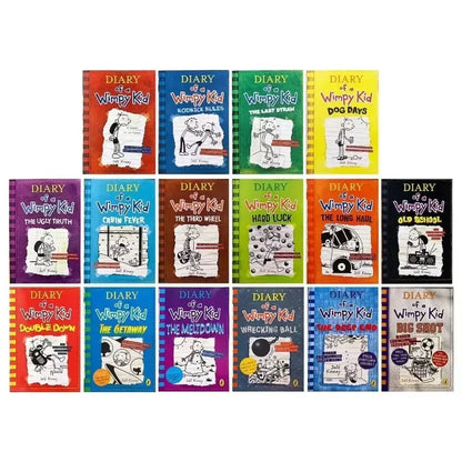 Diary of Wimpy Kid Volumes | Children's Fiction Books - 10 Books/Set