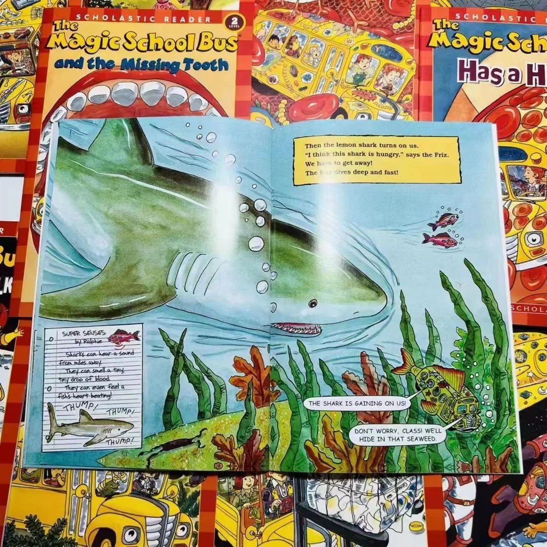 English Reading Books | The Magic School Bus English Story Picture Books for Children - 23 Book/Set