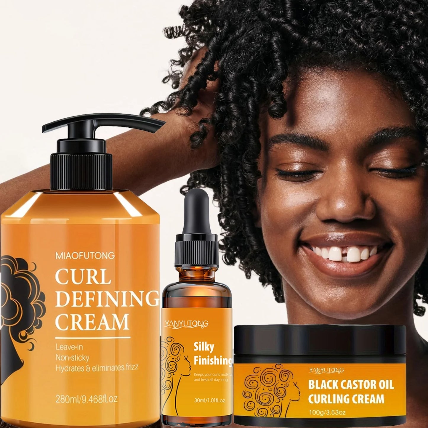 Curl Defining Cream with Argan Oil for Wavy Curls - 280ml