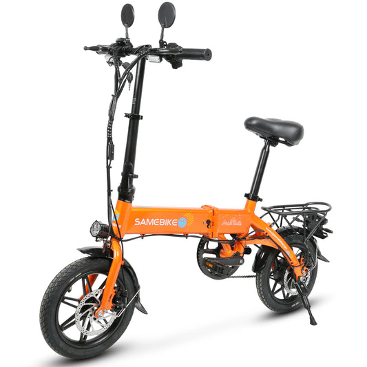 Samebike YINYU14 14" Foldable Electric Bike for Adults | 36V 7.8Ah Lithium Battery