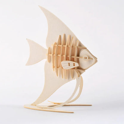 DIY 3D Wooden Puzzle Models