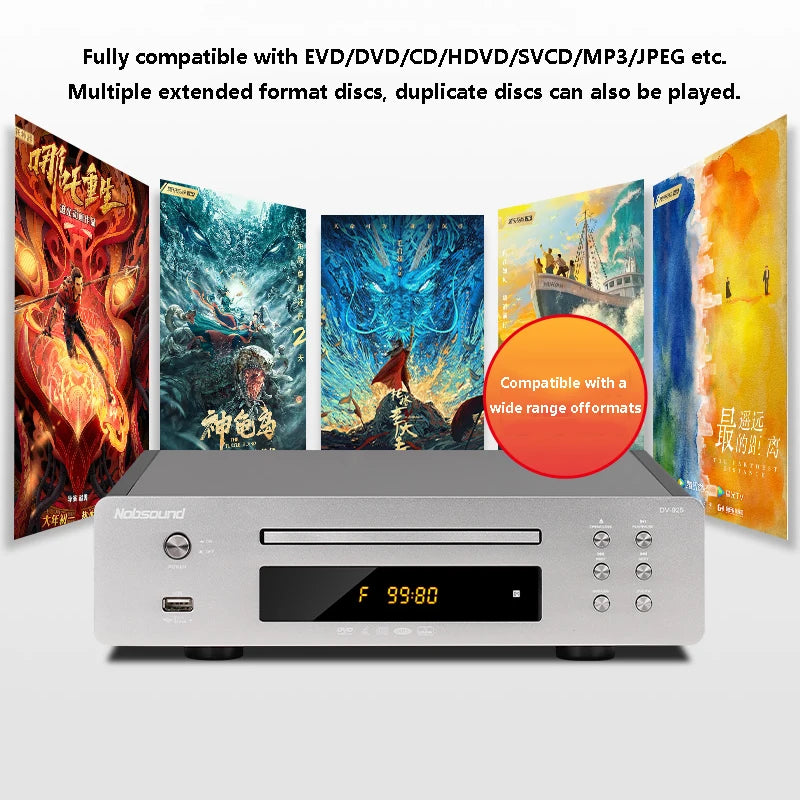 DVD/CD Player  | Dolby 5.1 Channel USB/Audio/Video/Player/Digital/Fiber