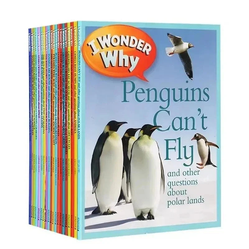 The latest 25 volumes of the English original version of the children's encyclopedia 'I Want to Know Why'