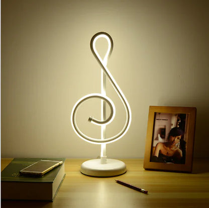 Musical Note LED Night Light for Bedroom Decor