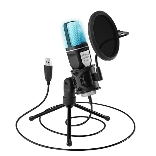 RGB Streaming Mic with Stand
