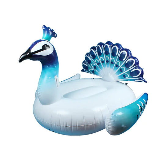Inflatable Peacock Pool Float and Lounge Raft