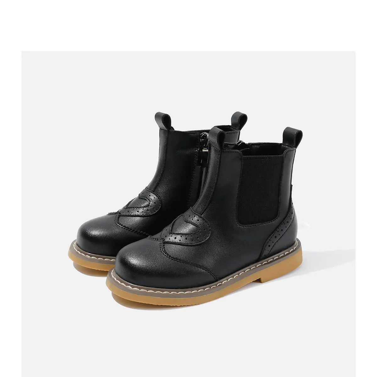 Children's Abrasion-Resistant Leather Boots