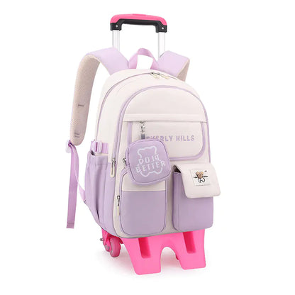 Nature Fish Student Roller Backpack