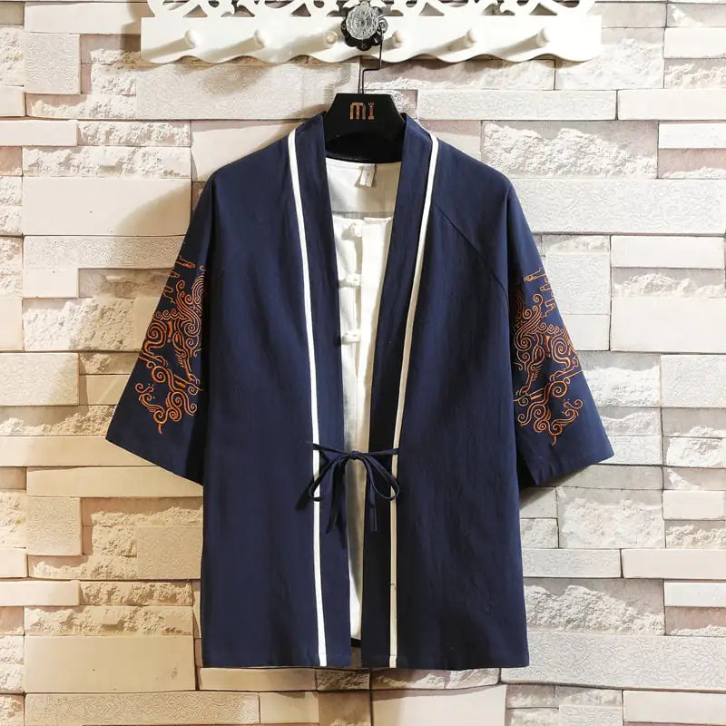 Antique Retro Embroidered Chinese Style Robe