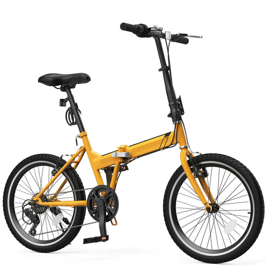 YITAHOME 20" 7-Speed Foldable Cruiser Bike