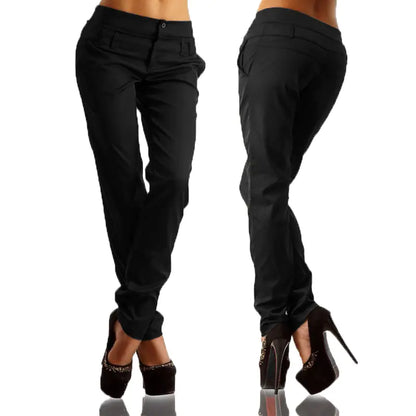 Chic High-Waist Harem Slacks
