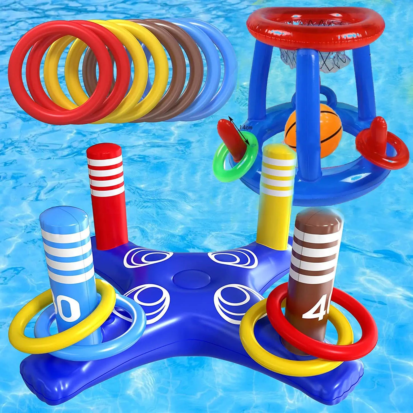 Splash Shoot Basketball Hoop for Pools