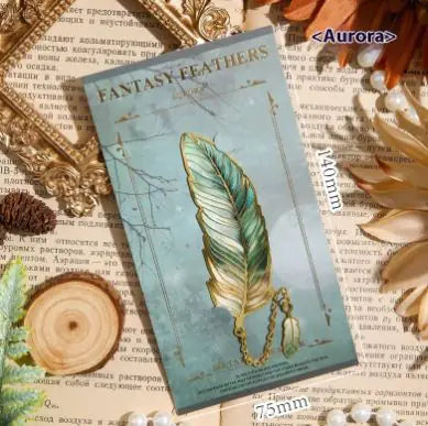 Classic Metal  Feather Bookmark – Elegant Reader's Gift