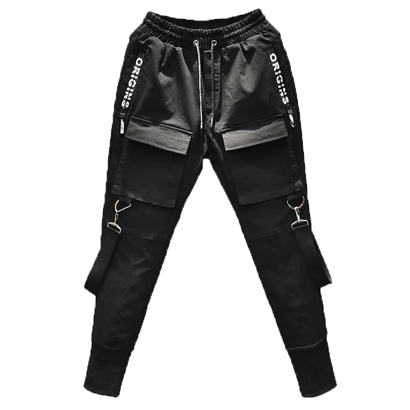 Modernist Black Harem Trousers