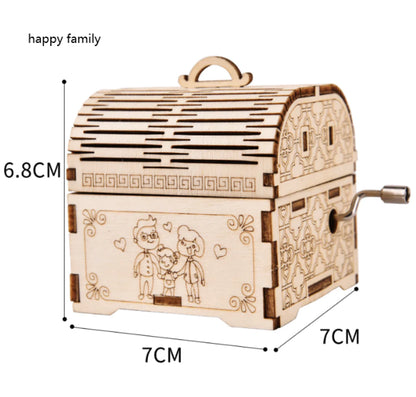 Creative Wooden Hand Music Box Puzzle Toy Kit