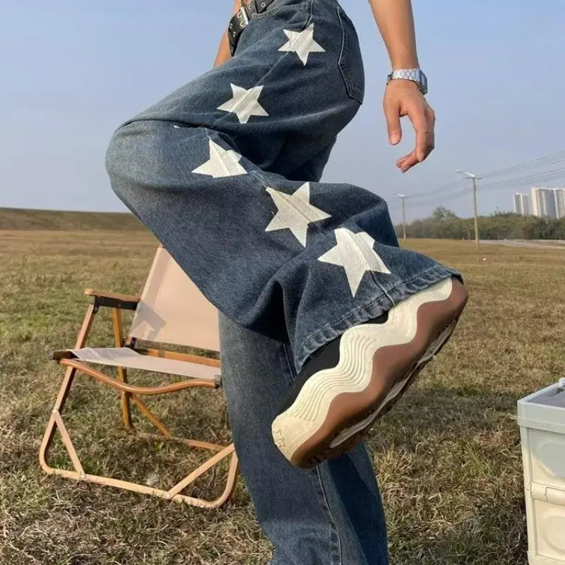 Chic Summer Breeze Wide-Leg Jeans