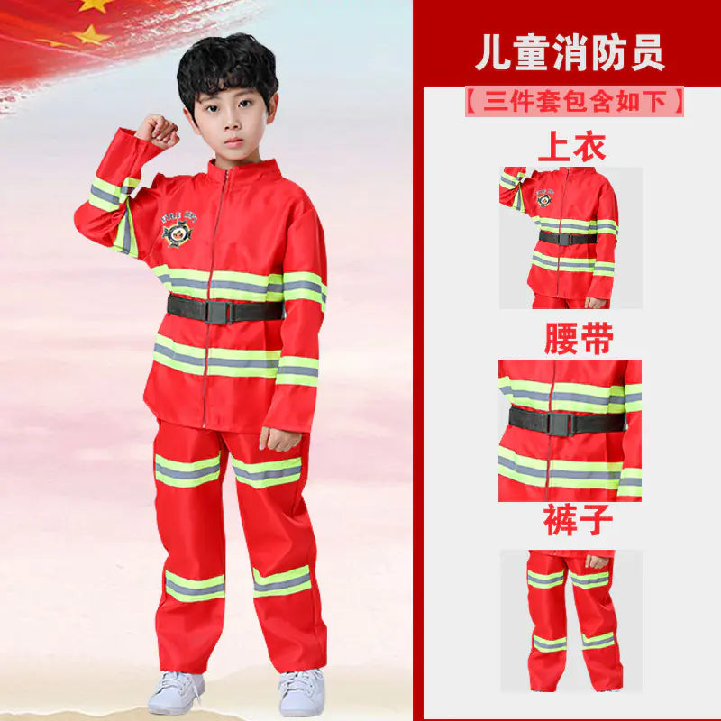 Firefighter Hero Costume for Kids
