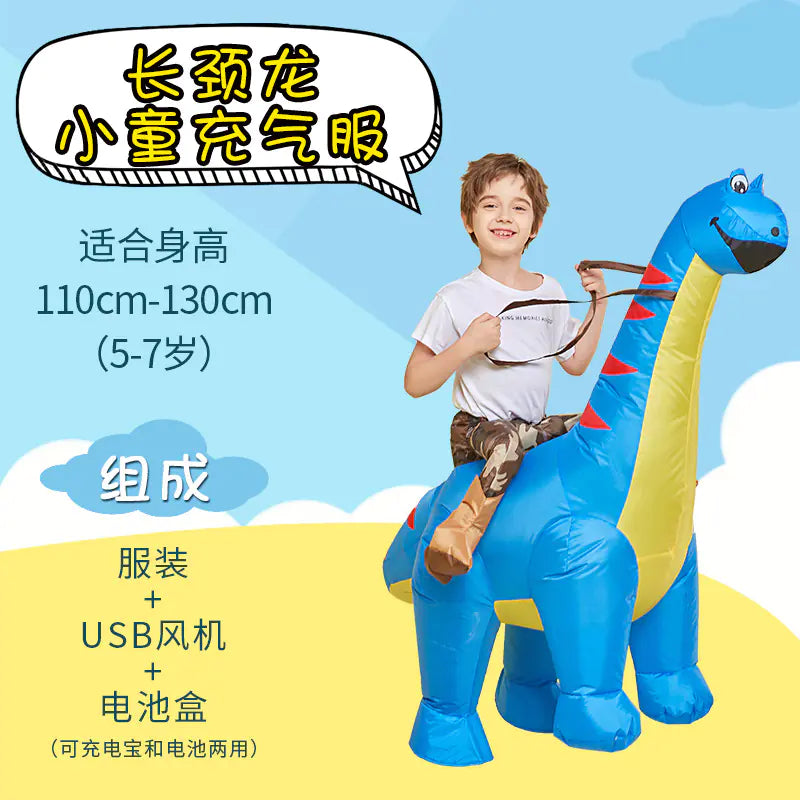Inflatable Dinosaur Costume for Kids and Adults