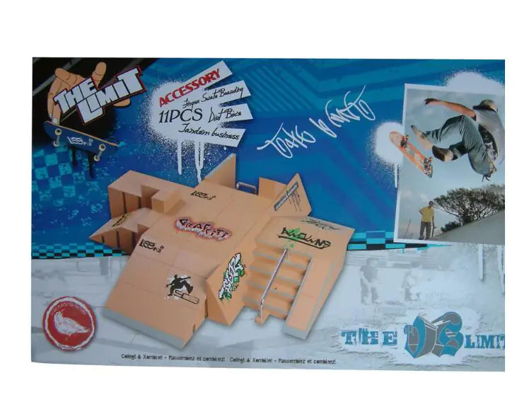 Alloy Mini Skateboard Park Kit