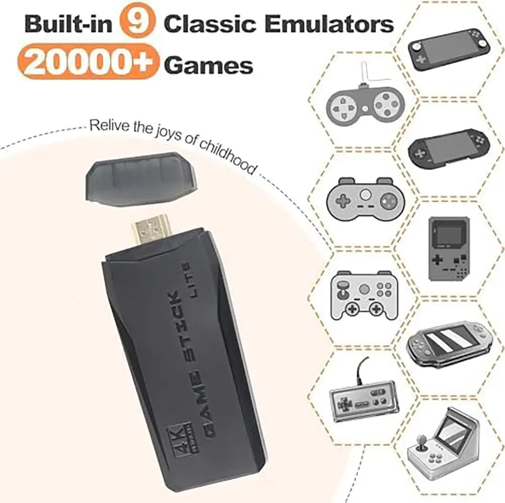 M8 Retro Wireless Console - 64GB SD