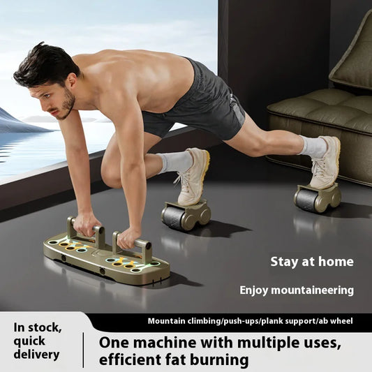 Quad-Wheel Smooth Glide Ab Roller