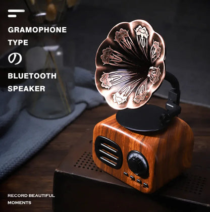 Retro Bluetooth Phonograph Speaker