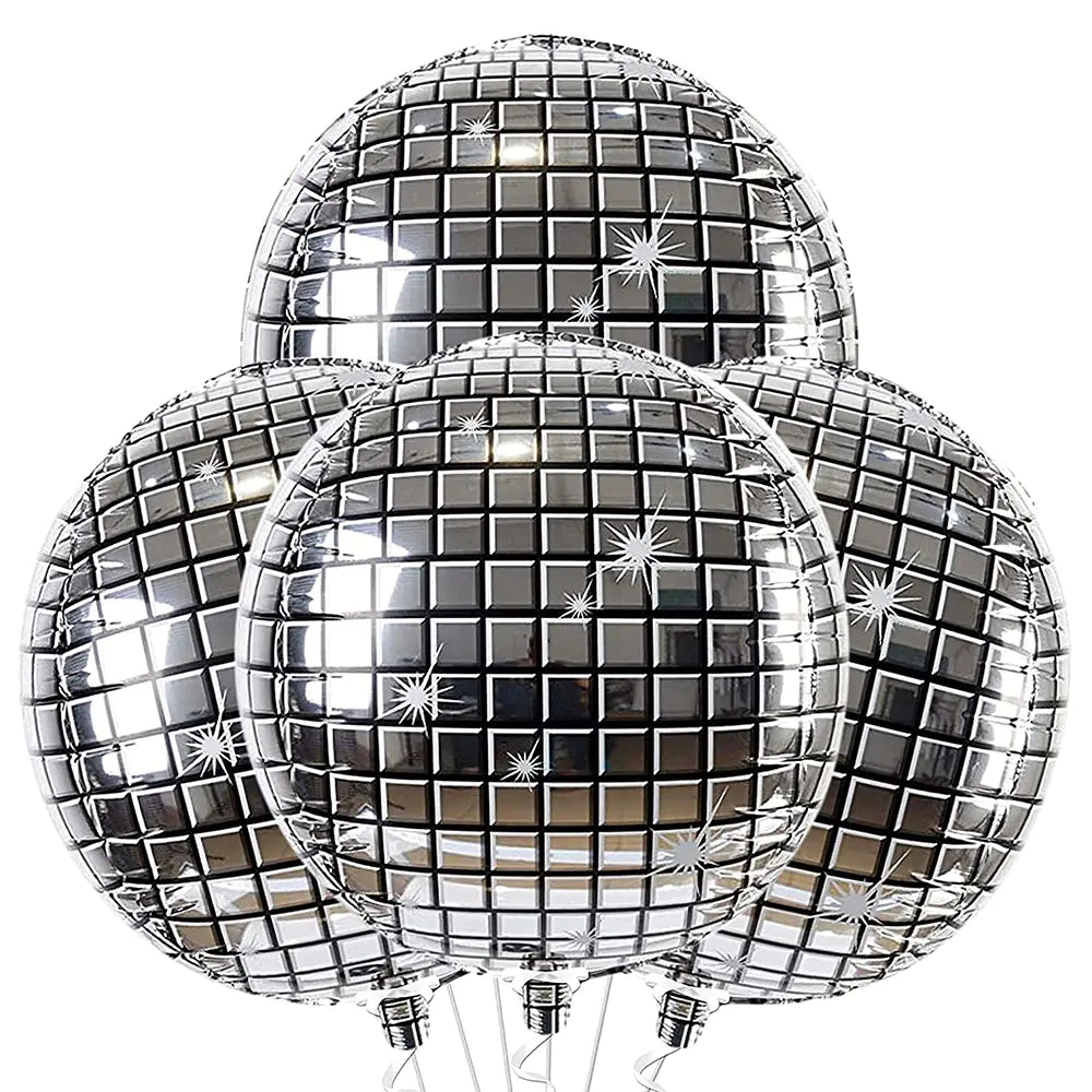 22 Inch Silver Mirror Metal Disco Balloon for Parties